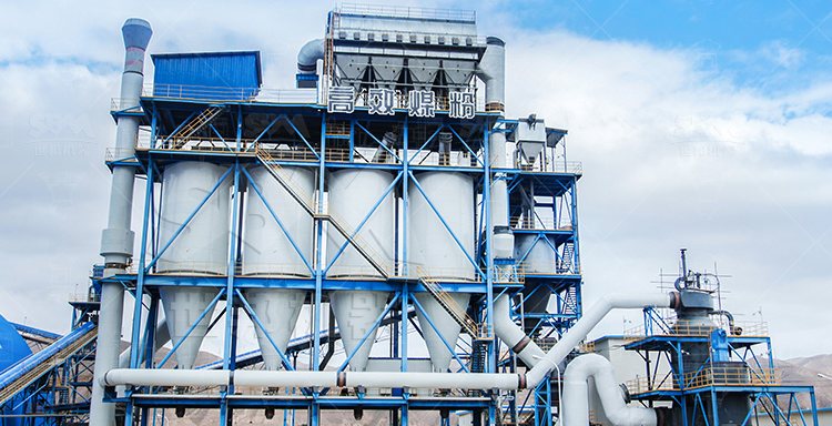Hai tuyến khử lưu huỳnh, một cấu hình nghiền đá vôi